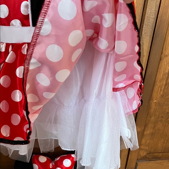 Minnie Mouse Red Polka Dot Kids Costume with Headband - Picture 5 of 11